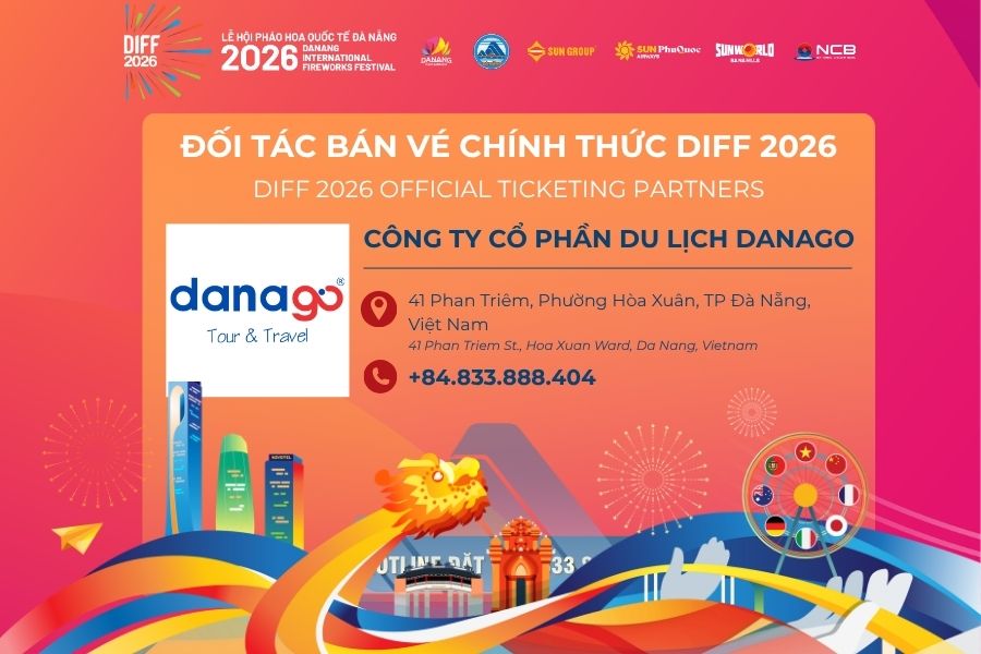 DANAGO - Đối tác phân phối vé pháo hoa Đà Nẵng